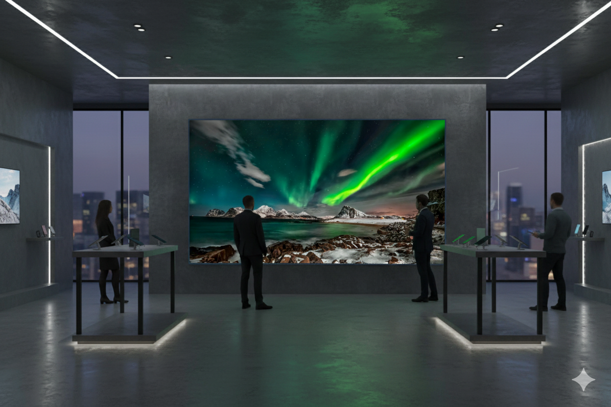 Mojave desert in the dark